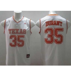 Texas Longhorns #35 Kevin Durant White Stitched NCAA Jersey