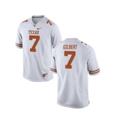 Texas Longhorns 7 Garrett Gilbert White Nike College Jersey