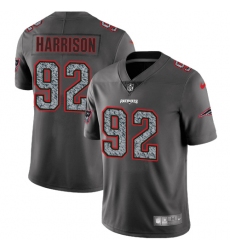 Youth Nike New England Patriots #92 James Harrison Gray Static Untouchable Limited NFL Jersey