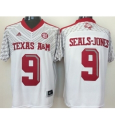 Texas A&M Aggies 9 Ricky Seals-Jones White College Jersey