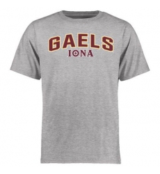 Iona College Gaels Proud Mascot T-Shirt Ash