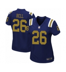 Women's New York Jets #26 Le Veon Bell Limited Navy Blue Alternate Football Jersey