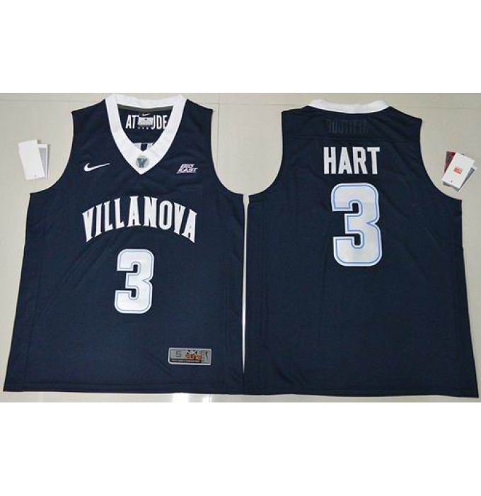 Villanova Wildcats #3 Josh Hart Navy Blue Basketball Stitched NCAA Jersey