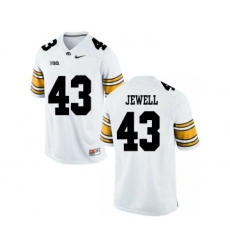 Iowa Hawkeyes 43 Josey Jewell White College Football Jersey