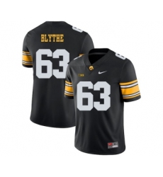 Iowa Hawkeyes 63 Austin Blythe Black College Football Jersey