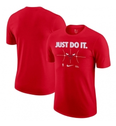 Men's Chicago Bulls Red Just Do It T-Shirt