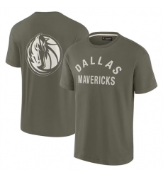 Men's Dallas Mavericks Olive Elements Super Soft Short Sleeve T-Shirt