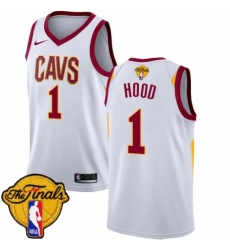 Youth Nike Cleveland Cavaliers #1 Rodney Hood Authentic White 2018 NBA Finals Bound NBA Jersey - Association Edition