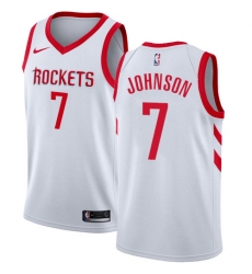 Youth Nike Houston Rockets #7 Joe Johnson Swingman White NBA Jersey - Association Edition