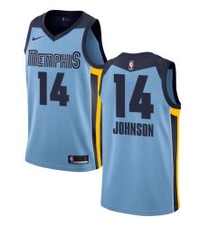 Women's Nike Memphis Grizzlies #14 Brice Johnson Authentic Light Blue NBA Jersey Statement Edition