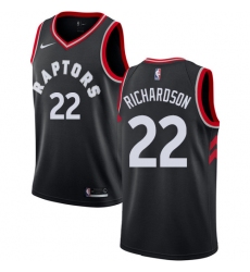 Youth Nike Toronto Raptors #22 Malachi Richardson Authentic Black NBA Jersey Statement Edition