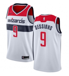 Women's Nike Washington Wizards #9 Ramon Sessions Swingman White NBA Jersey - Association Edition
