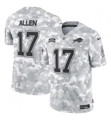 Men's Buffalo Bills #17 Josh Allen 2024 Arctic Camo Salute To Service Limited Stitched Football Jersey