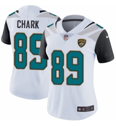 Women's Nike Jacksonville Jaguars #89 DJ Chark White Vapor Untouchable Elite Player NFL Jersey