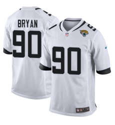 Men's Nike Jacksonville Jaguars #90 Taven Bryan Game White NFL Jersey