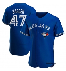 Men's Toronto Blue Jays #47 Addison Barger Blue Stitched MLB Cool Base Nike Jersey