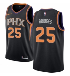 Youth Nike Phoenix Suns #25 Mikal Bridges Swingman Black NBA Jersey Statement Edition