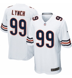 Men's Nike Chicago Bears #99 Aaron Lynch Game White NFL Jersey