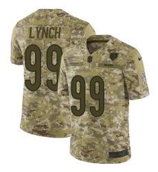 Youth Nike Chicago Bears #99 Aaron Lynch Limited Camo 2018 Salute to Service NFL Jersey