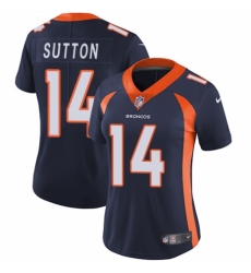 Women's Nike Denver Broncos #14 Courtland Sutton Navy Blue Alternate Vapor Untouchable Elite Player NFL Jersey