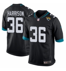 Men's Nike Jacksonville Jaguars #36 Ronnie Harrison Game Teal Green Team Color NFL Jersey