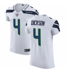 Men's Nike Seattle Seahawks #4 Michael Dickson White Vapor Untouchable Elite Player NFL Jersey