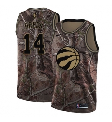 Men's Nike Toronto Raptors #14 Danny Green Swingman Camo Realtree Collection NBA Jersey