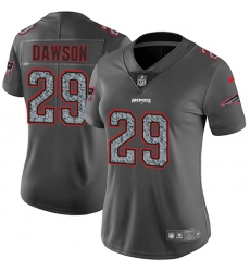 Women's Nike New England Patriots #29 Duke Dawson Gray Static Vapor Untouchable Limited NFL Jersey