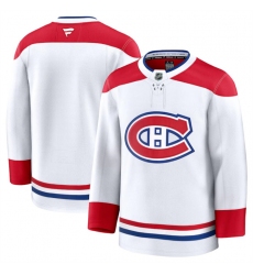 Men's Montreal Canadiens White 2024-25 Away Stitched Hockey Jersey