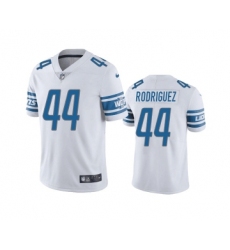 Men's Detroit Lions #44 Malcolm Rodriguez White Vapor Untouchable Limited Stitched Jersey