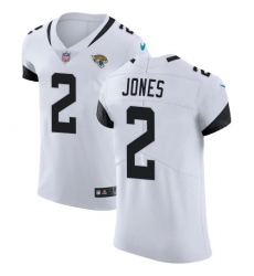 Men's Nike Jacksonville Jaguars #2 Landry Jones White Vapor Untouchable Elite Player NFL Jersey