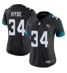 Women's Nike Jacksonville Jaguars #34 Carlos Hyde Black Team Color Vapor Untouchable Limited Player NFL Jersey