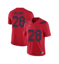 Arizona Wildcats 28 Nick Wilson Red College Football Jersey