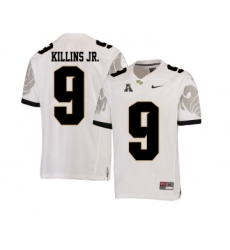 UCF Knights 9 Adrian Killins Jr. White College Football Jersey