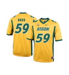 North Dakota State Bison 59 Joel Haeg Gold College Football Jersey