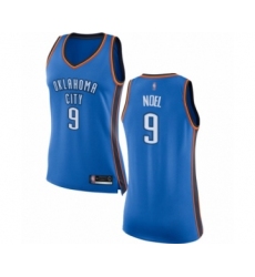 Women's Oklahoma City Thunder #9 Nerlens Noel Swingman Royal Blue Basketball Jersey - Icon Edition