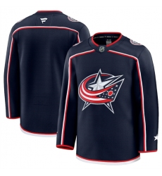 Men's Columbus Blue Jackets Blank Navy 2024-25 Home Stitched Hockey Jersey