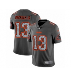 Men's Cleveland Browns #13 Odell Beckham Jr. Limited Gray Static Fashion Limited Football Jersey