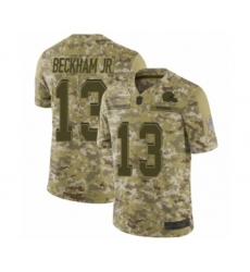 Youth Odell Beckham Jr. Limited Camo Nike Jersey NFL Cleveland Browns #13 2018 Salute to Service