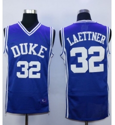 Blue Devils #32 Christian Laettner Royal Blue Basketball Stitched NCAA Jersey