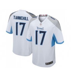 Men's Tennessee Titans #17 Ryan Tannehill Game White Football Jersey