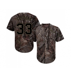 Men's San Diego Padres #33 Franchy Cordero Authentic Camo Realtree Collection Flex Base Baseball Jersey