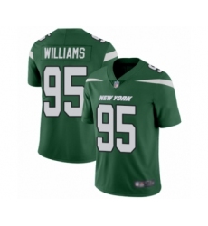Men's New York Jets #95 Quinnen Williams Green Team Color Vapor Untouchable Limited Player Football Jersey