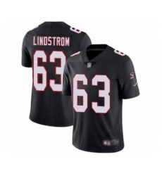 Men's Atlanta Falcons #63 Chris Lindstrom Black Alternate Vapor Untouchable Limited Player Football Jersey