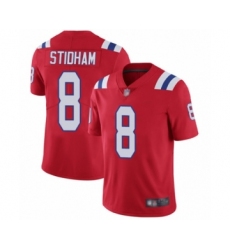Youth New England Patriots #8 Jarrett Stidham Red Alternate Vapor Untouchable Limited Player Football Jersey