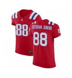 Men's New England Patriots #88 Austin Seferian-Jenkins Red Alternate Vapor Untouchable Elite Player Football Jersey