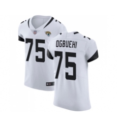 Men's Jacksonville Jaguars #75 Cedric Ogbuehi White Vapor Untouchable Elite Player Football Jersey