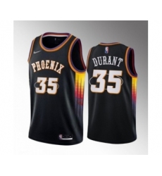 Men's Phoenix Suns #35 Kevin Durant Black 2022-23 Statement Edition Edition Stitched Basketball Jersey