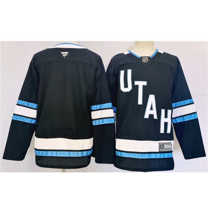 Men's Utah Hockey Club Blank Navy Stitched Jersey