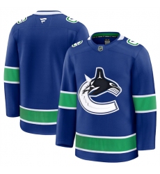 Men's Vancouver Canucks Blank Blue 2024-25 Home Stitched Hockey Jersey